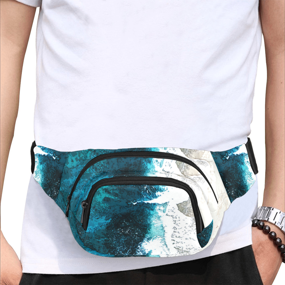 Ocean And Beach Fanny Pack/Small (Model 1677)