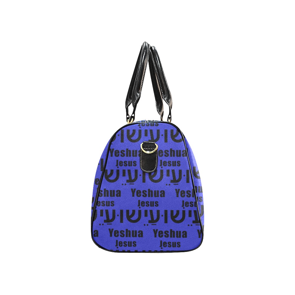Yeshua True Blue Tote Bag Small New Waterproof Travel Bag/Small (Model 1639)
