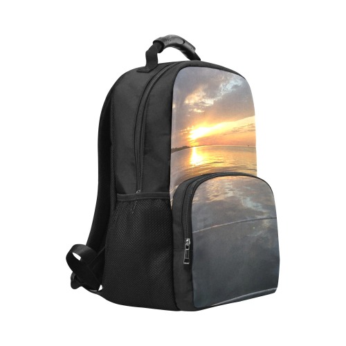 Pier Sunset Collection Unisex Laptop Backpack (Model 1663)
