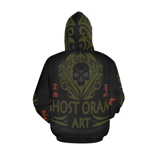 GOH_BLK All Over Print Hoodie for Men (USA Size) (Model H13)