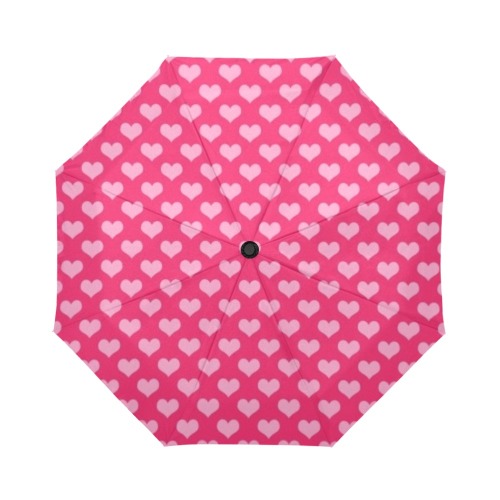 hearts Auto-Foldable Umbrella (Model U04)