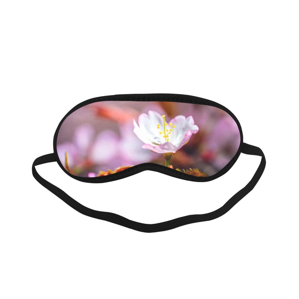 Single, elegant Sakura flowers blooming in spring. Sleeping Mask