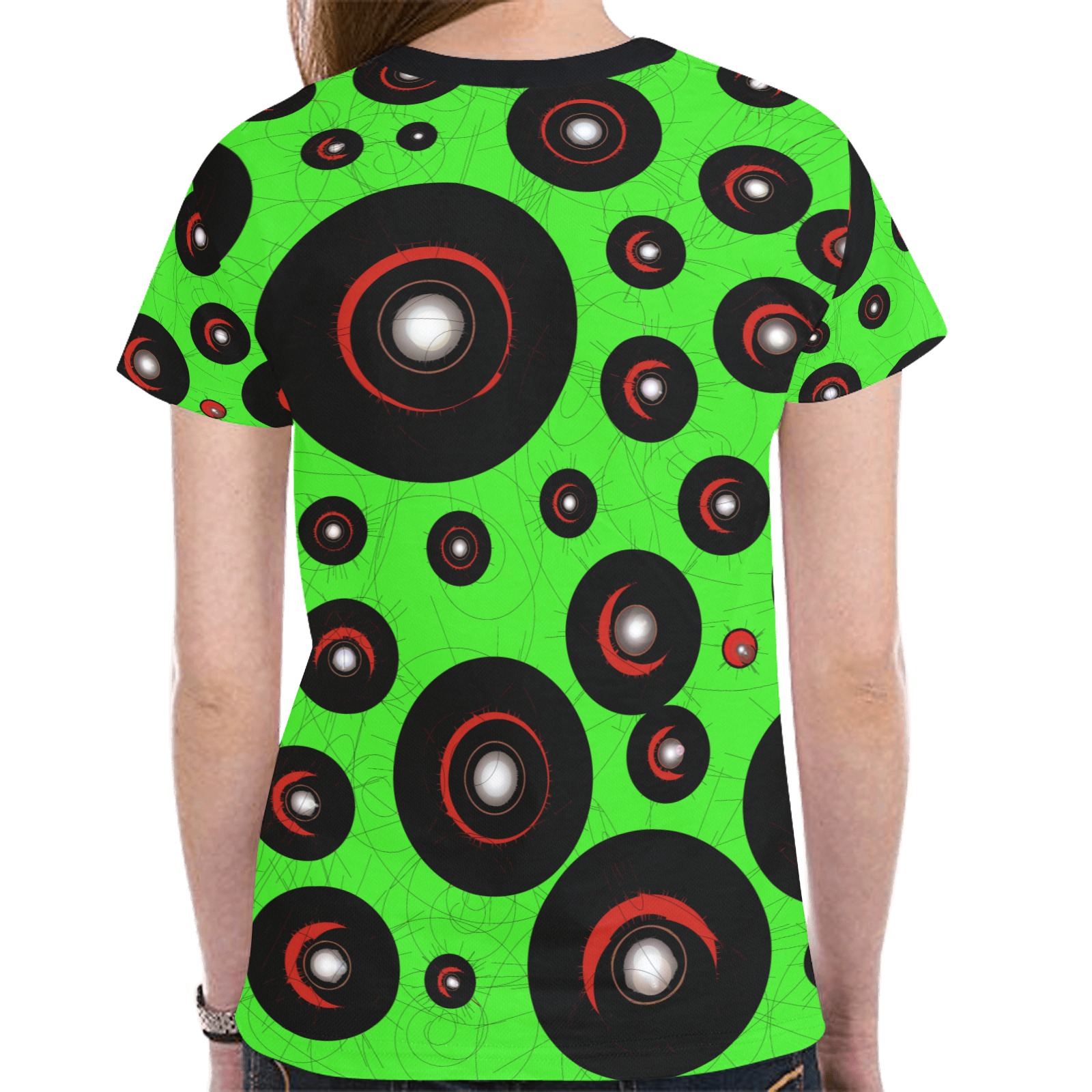 CogIIgreen New All Over Print T-shirt for Women (Model T45)