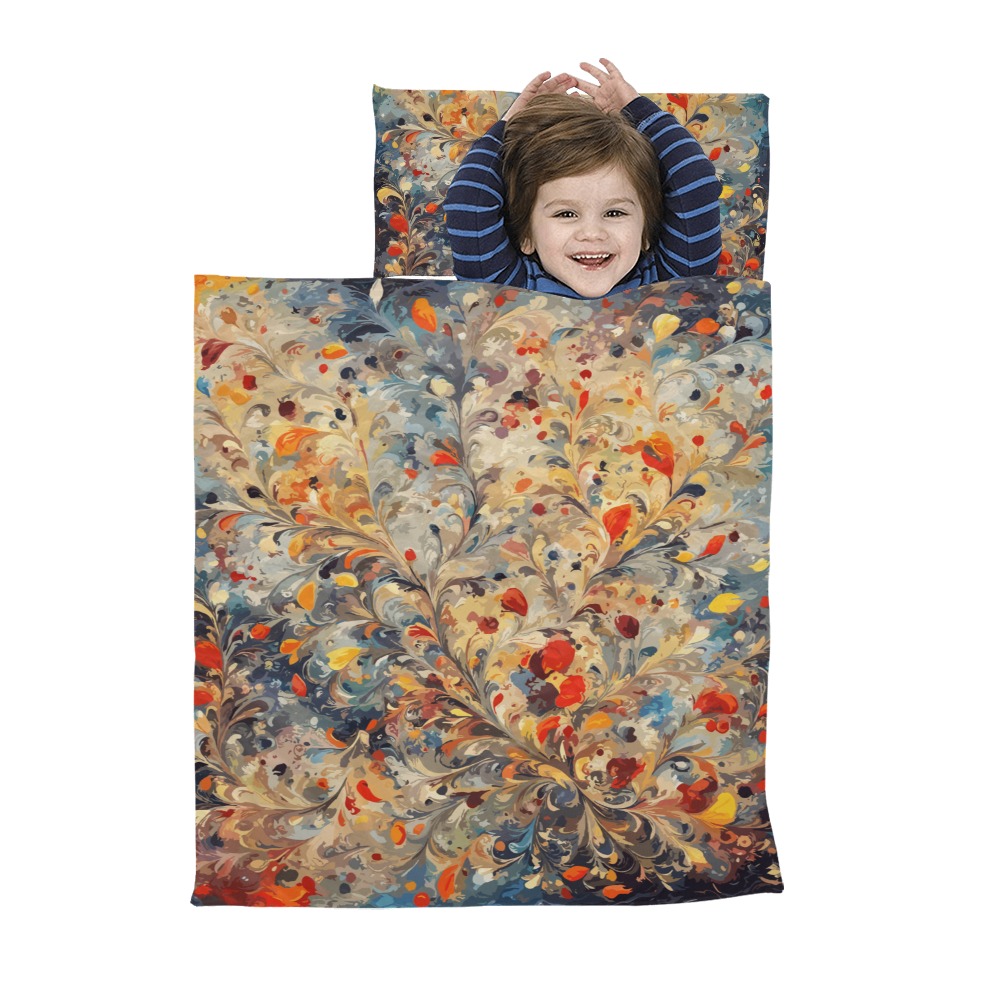 Charming floral ornament. Elegant decorative art Kids' Sleeping Bag