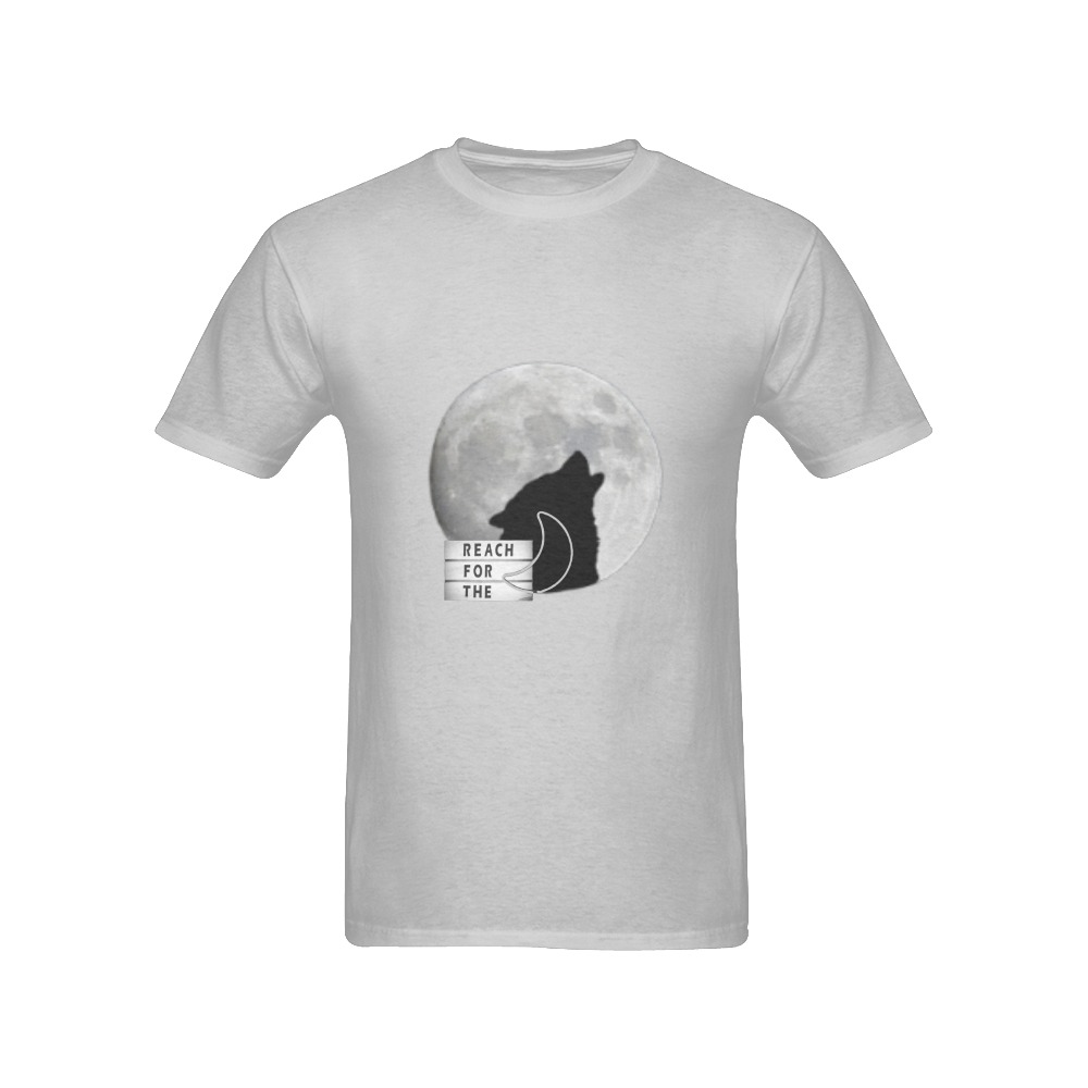 REACH FOR THE MOON Men's T-Shirt in USA Size (Front Printing Only)