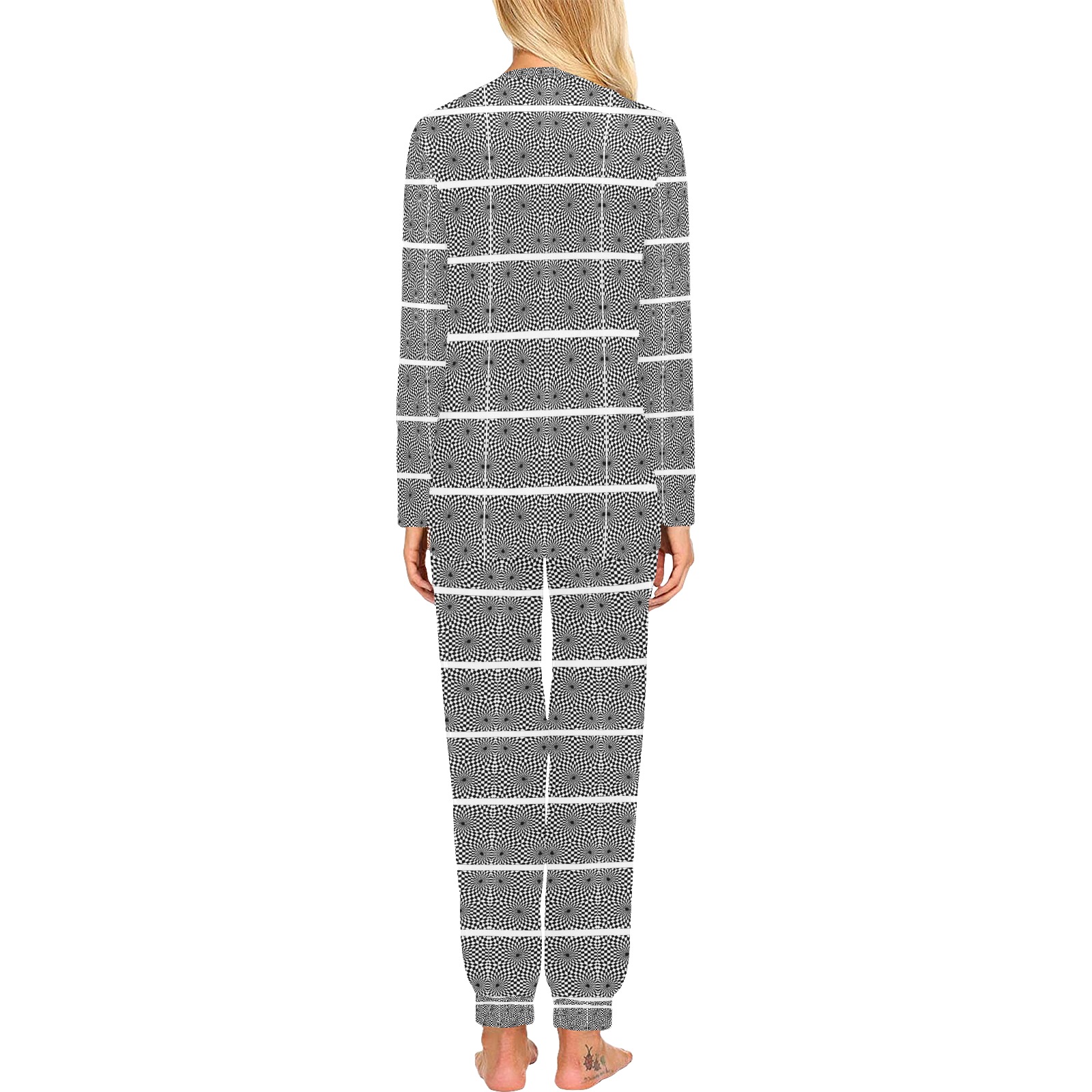 pattern (5) Women's All Over Print Pajama Set