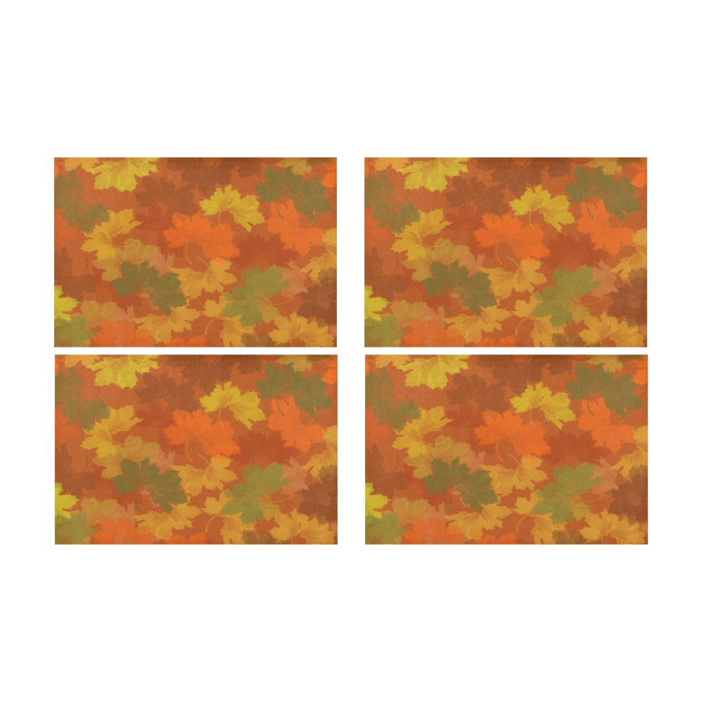 Fall Leaves / Autumn Leaves Placemat 12’’ x 18’’ (Set of 4)