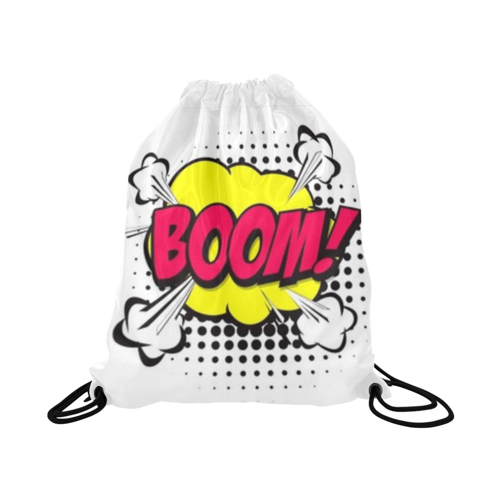 Boom Large Drawstring Bag Model 1604 (Twin Sides)  16.5"(W) * 19.3"(H)