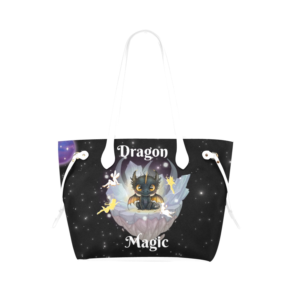 Dragon Magic Clover Canvas Tote Bag (Model 1661)