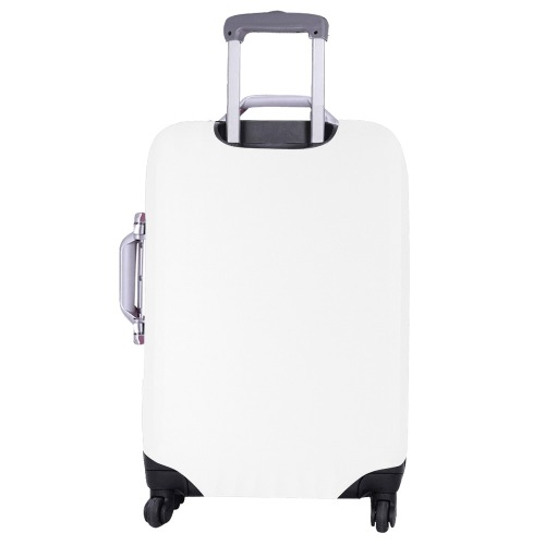 Ghost Decorating A Cake With A White Background Luggage Cover/Large 26"-28"