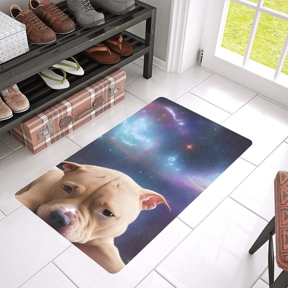 Year of the Dog Doormat 30"x18" (Black Base)