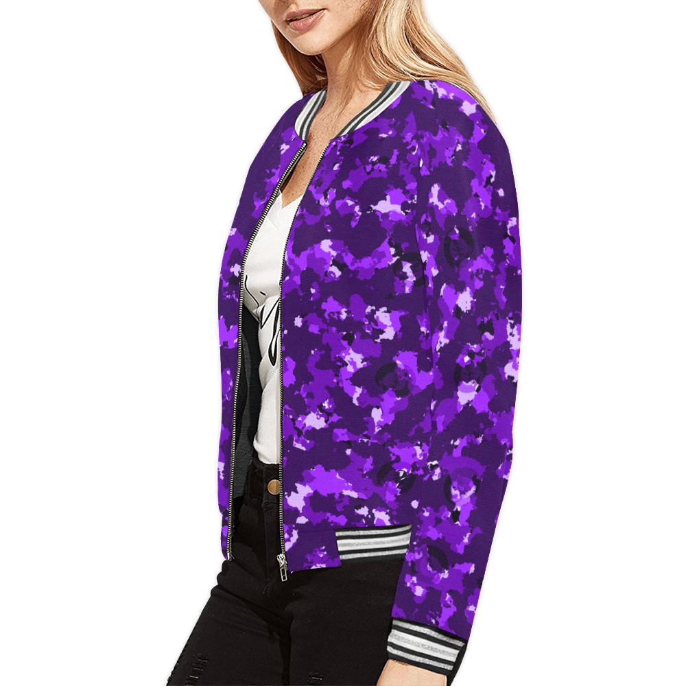 New Project (2) (7) All Over Print Bomber Jacket for Women (Model H21)