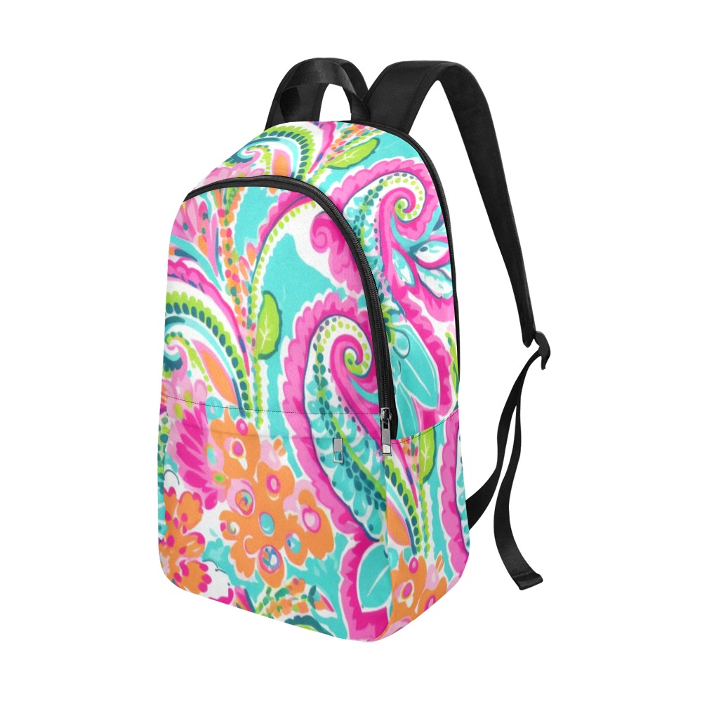 Bright Paisley Adult Backpack Fabric Backpack for Adult (Model 1659)