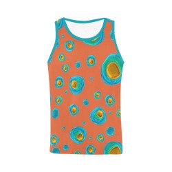 Blue Roses Art All Over Print Tank Top for Men (Model T43)