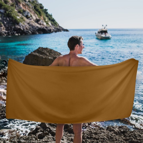 brown Beach Towel 31"x71"(NEW)