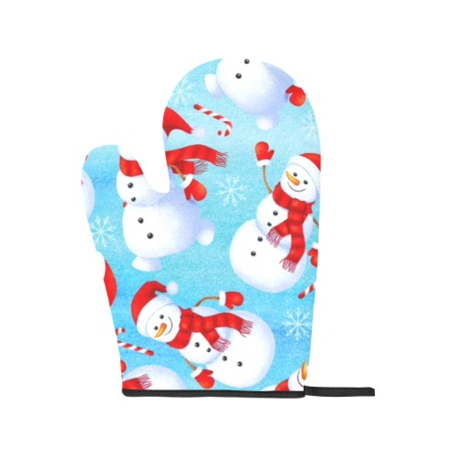 Christmas Snowman Oven Mitt & Pot Holder