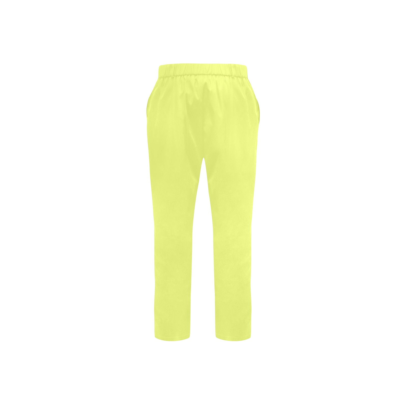 neonyellow Men's All Over Print Casual Trousers (Model L68)