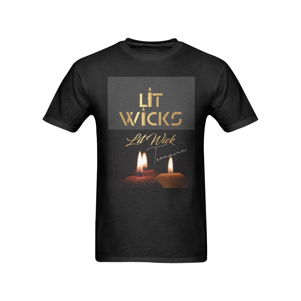 Lit Wix Men's T-Shirt in USA Size (Front Printing Only)