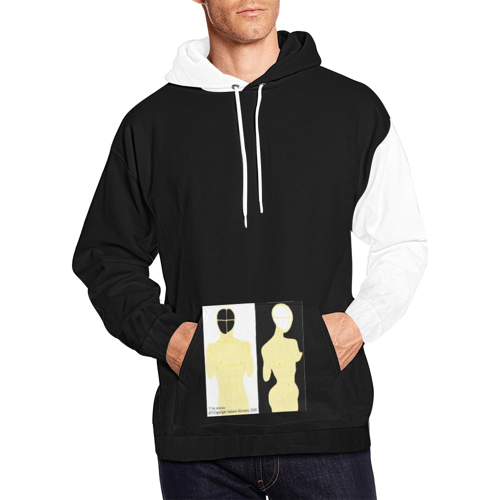 1 All Over Print Hoodie for Men (USA Size) (Model H13)