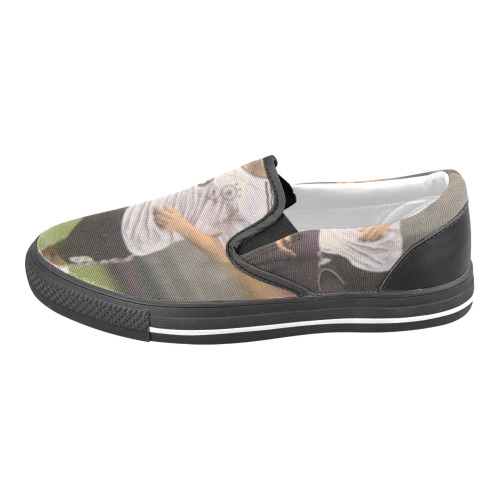 0zl. Men's Slip-on Canvas Shoes (Model 019)