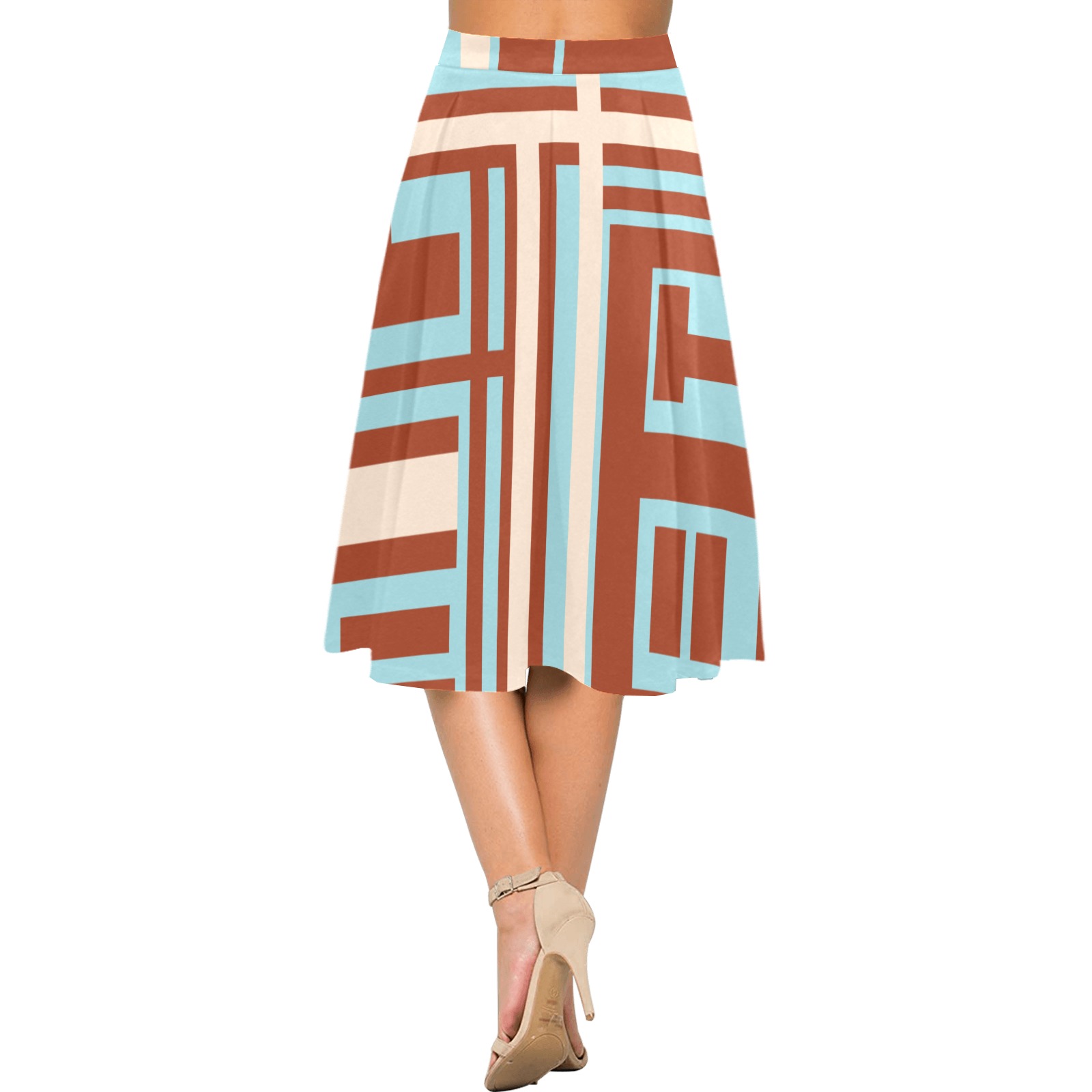 Model 1 Mnemosyne Women's Crepe Skirt (Model D16)