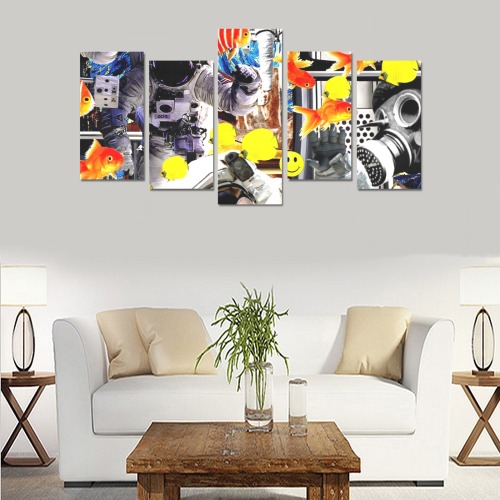 THE STARS AT NIGHT CROPPED Canvas Print Sets E (No Frame)