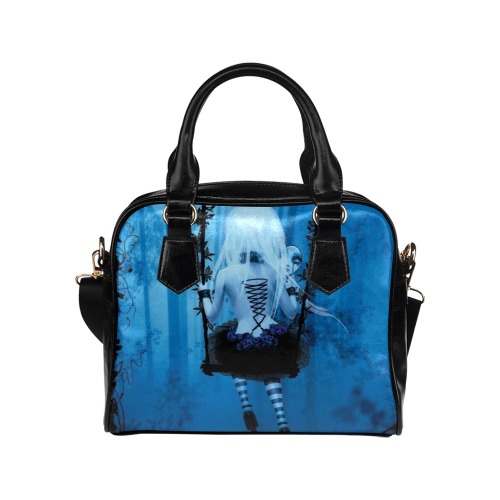 Scary Girl Handbag Shoulder Handbag (Model 1634)