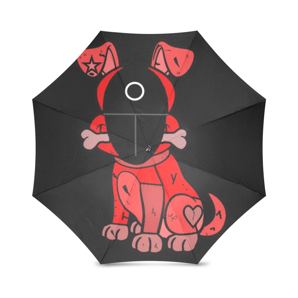 Dog Game begin/ squid game by Nico Bielow Foldable Umbrella (Model U01)