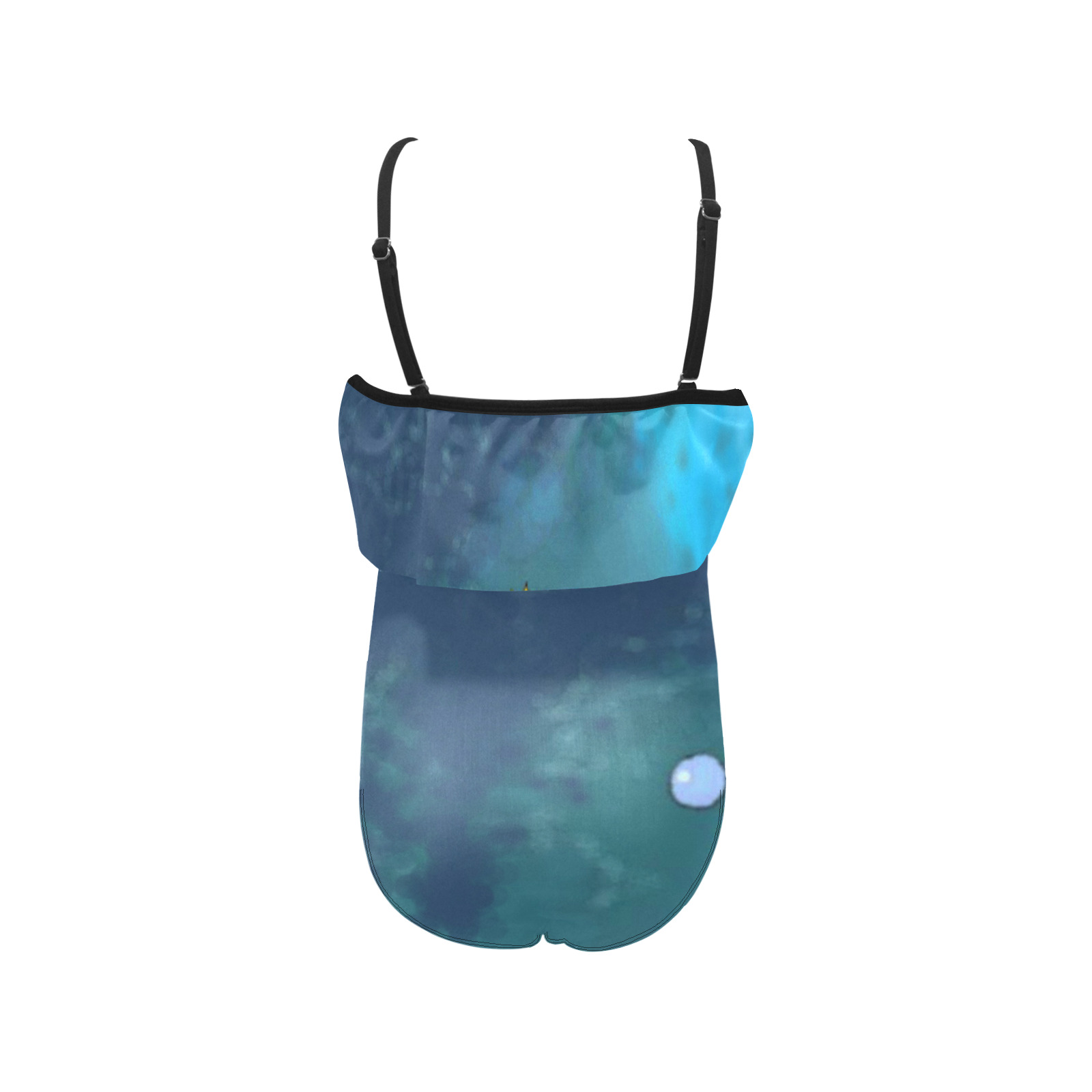 Ferald's Swim Kids' Spaghetti Strap Ruffle Swimsuit (Model S26)
