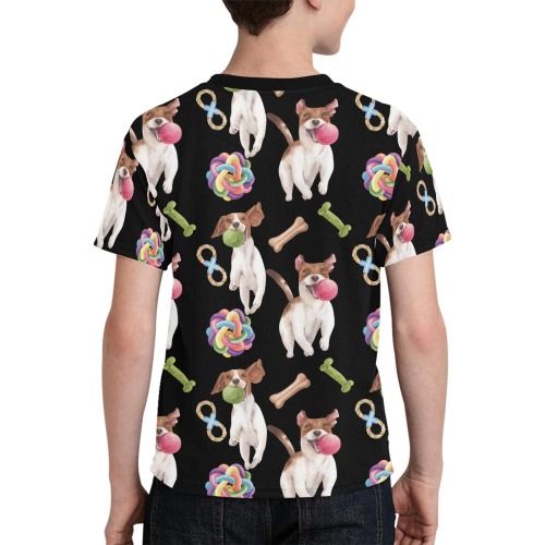 Lovely Dogs Kids' All Over Print T-shirt (Model T65)