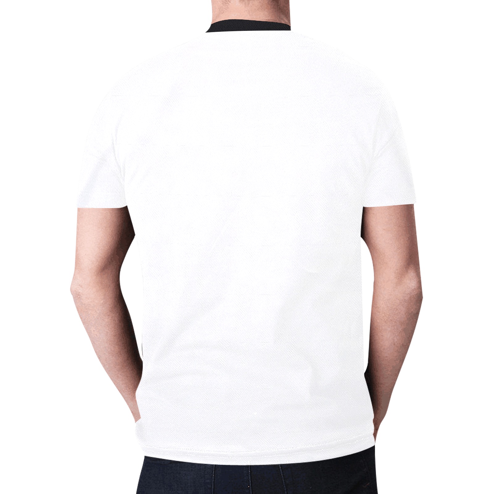 Vette Black Collar New All Over Print T-shirt for Men (Model T45)