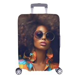 "Let's Travel" Large Luggage Cover Luggage Cover/Large 26"-28"