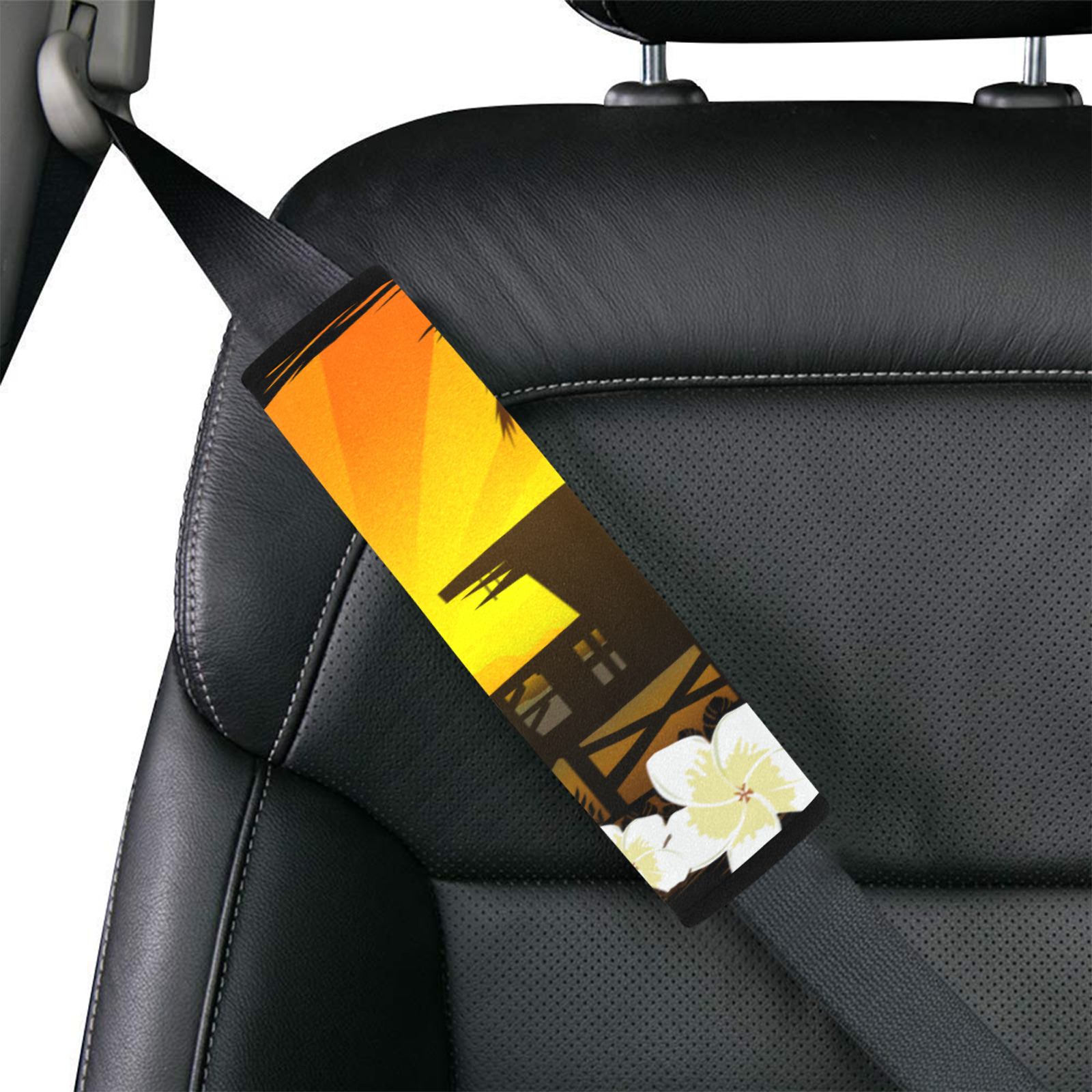 The Beach Life Car Seat Belt Cover 7''x10''
