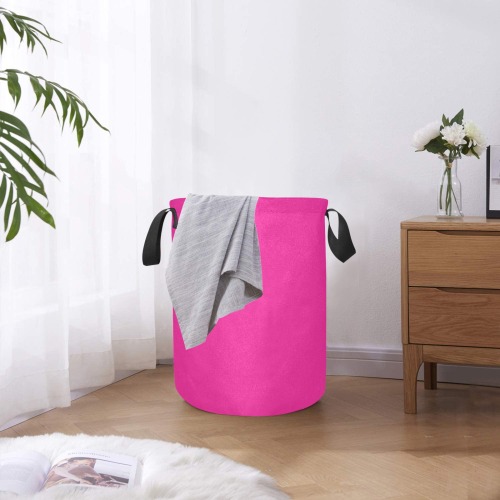 color Barbie pink Laundry Bag (Small)