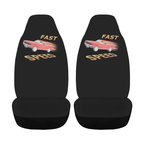 Fast and Speed 01 Car Seat Cover Airbag Compatible (Set of 2)