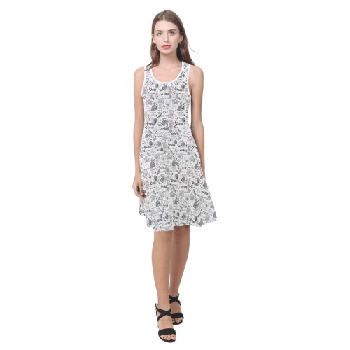 Inspirational tattoo pattern BL 2 Atalanta Sundress (Model D04)