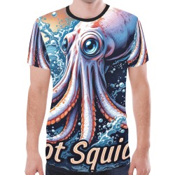 Got Squid? New All Over Print T-shirt for Men (Model T45)