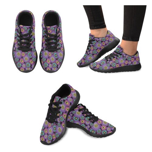 vibrant floral Women’s Running Shoes (Model 020)