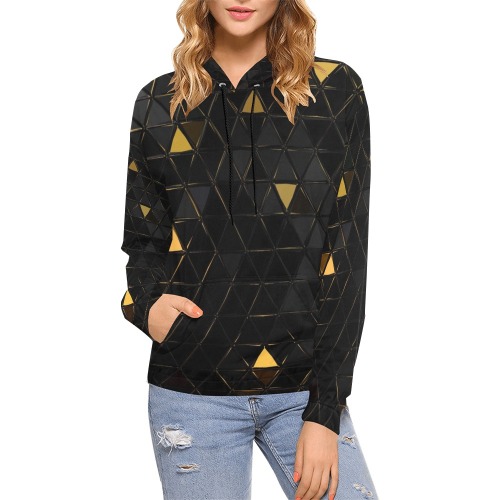 mosaic triangle 7 All Over Print Hoodie for Women (USA Size) (Model H13)