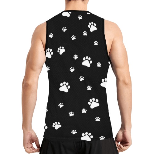 Puppy Paws by Fetishworld All Over Print Basketball Jersey