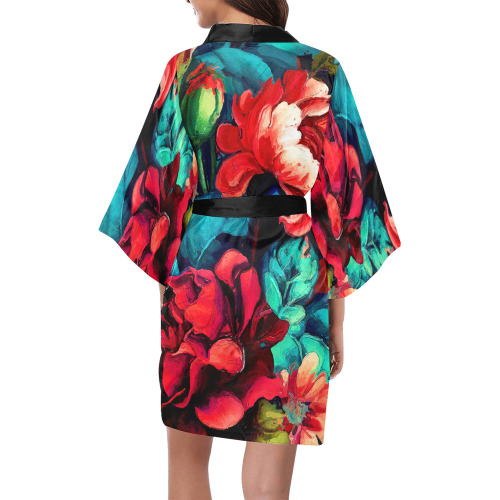 flowers botanic art (6) fashion kimono Kimono Robe