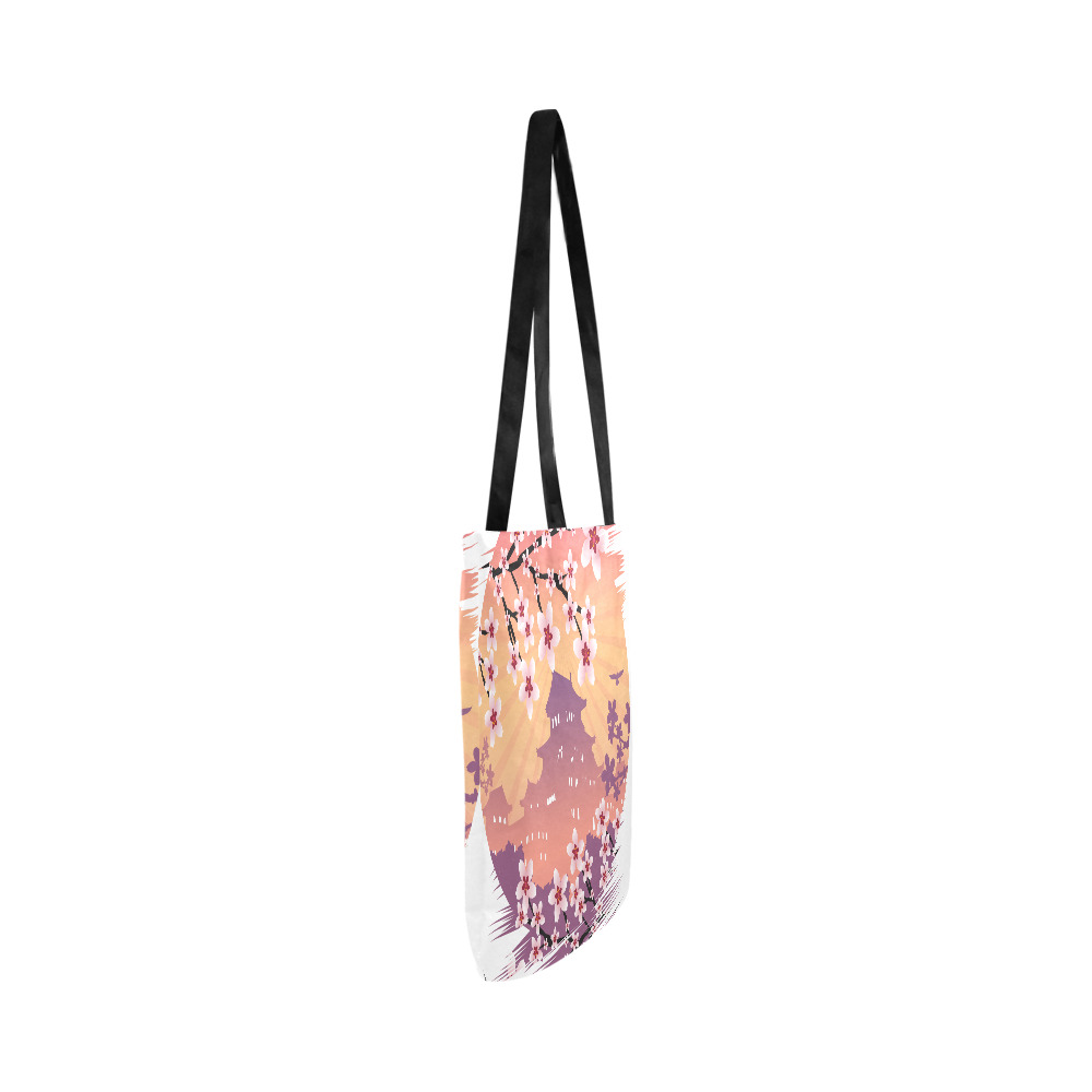 Peach Blossom Reusable Shopping Bag Model 1660 (Two sides)