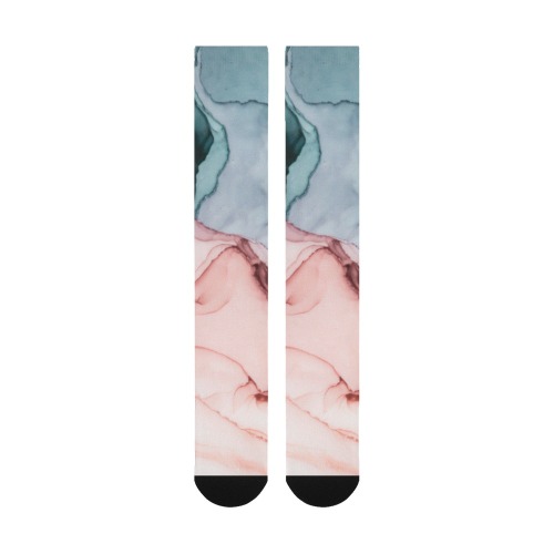 Alcohol ink colors PML 01 Over-The-Calf Socks