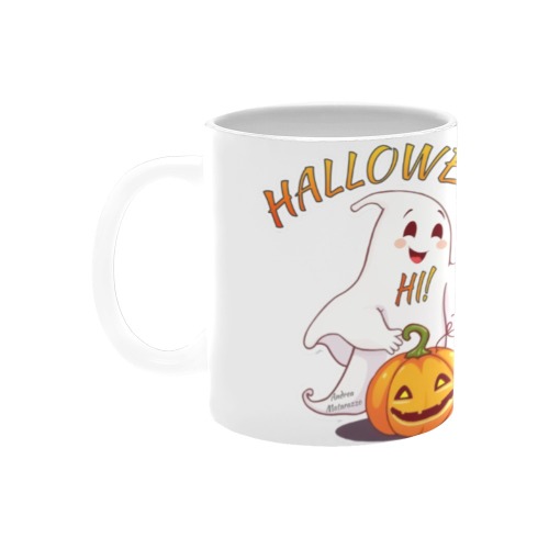 Hi ! Halloween White Mug(11OZ)