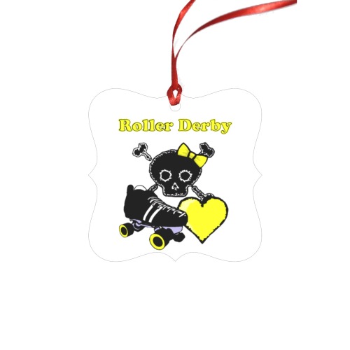 Roller Derby Heart (Yellow)
