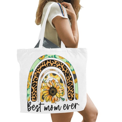 MSC-Best Mom Ever-tote Canvas Tote Bag/Large (Model 1702)