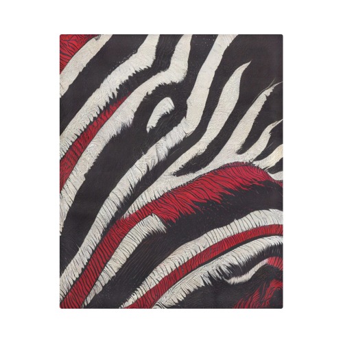 zebra print 3 Duvet Cover 86"x70" ( All-over-print)