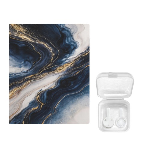 Blue Gold Abstract