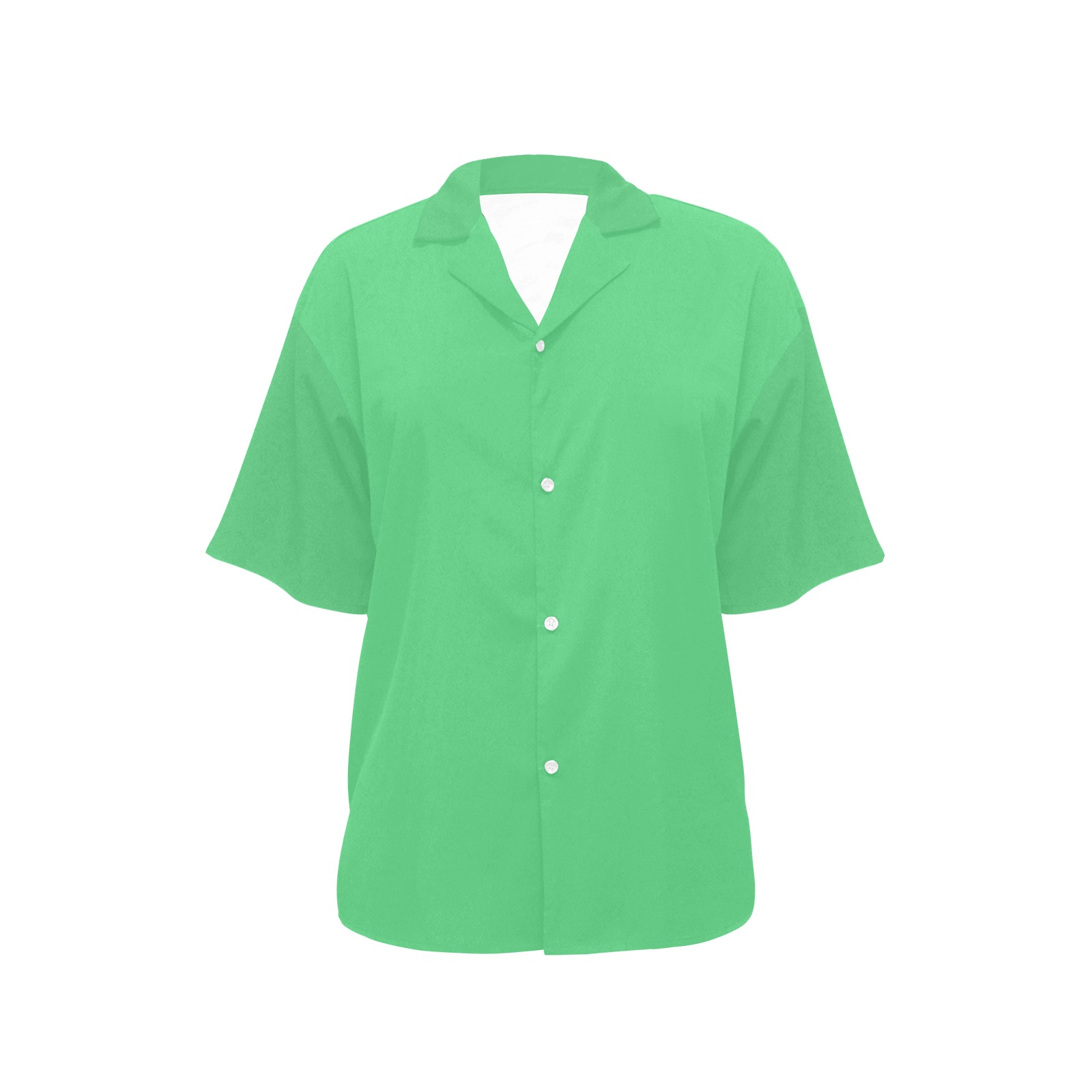 color Paris green All Over Print Hawaiian Shirt for Women (Model T58)