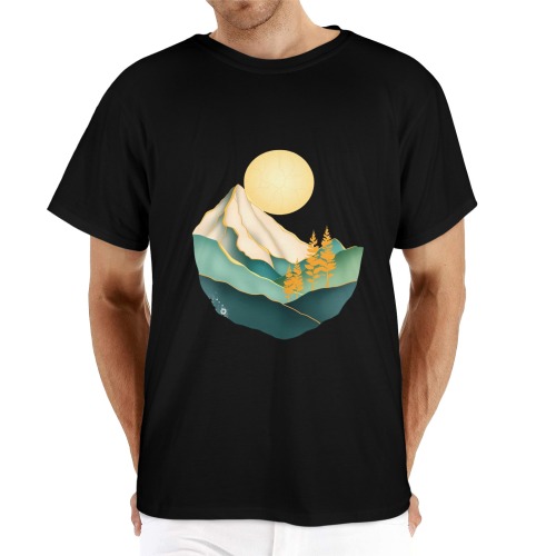 Serene Mountain Moonscape